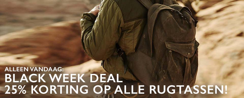 Black Day Deal Rugtassen