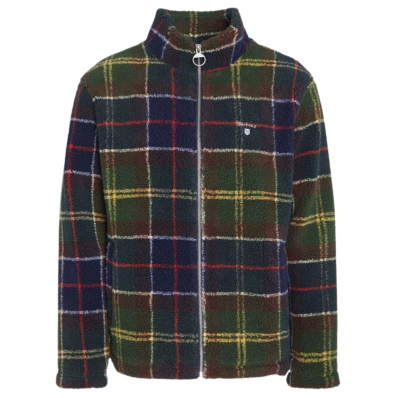 Barbour Reversible Fleece Jacket Fern