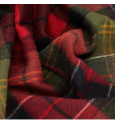 Barbour Brack Patchwork Tartan Scarf Cardinal/Classic