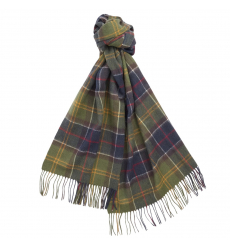 Barbour Brack Patchwork Tartan Scarf Cardinal/Classic