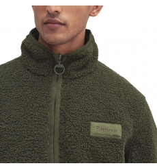 Barbour Reversible Fleece Jacket Fern