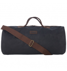 Barbour Wax Leather Briefcase Navy