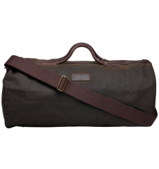 Barbour Wax Leather Briefcase Navy