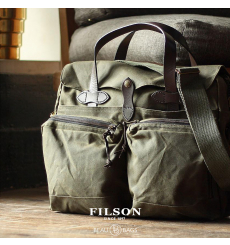 Filson 24-Hour Tin Cloth Briefcase Otter Green