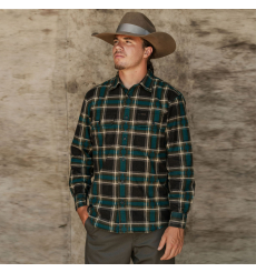 Filson Field Flannel Shirt Otter Green