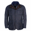 Barbour Holden Half Zip Lambswool Sweater Navy