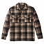 Filson Beartooth Jac Shirt Golden Brown Multi Stripe front