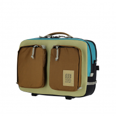 Topo Designs Global Briefcase Caribbean/Dark Khaki