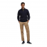 Barbour Holden Half Zip Lambswool Sweater Navy model