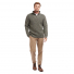 Barbour New Tyne Half Zip Knitted Jumper Derby Tweed how to wear