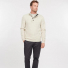 Barbour Patch Half Button Lambswool Sweater Pearl how to wear