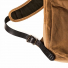 Filson Journeyman Backpack Tan Cotton-Moleskin-lined-shoulder-straps-with-Bridle-Leather-adjustment-straps