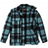 Filson Mackinaw Cruiser Jacket Faded Blue/Black Heritage front open