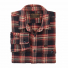 Filson Vintage Flannel Work Shirt Black/Rust/Multi Plaid folded