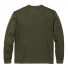 Waffle Knit Henley Mossy Rock back