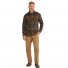 Pendleton Burnside Flannel Shirt Olive/Blue/Rust Plaid