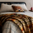 Pendleton Jacquard Unnapped Robe Solstice Canyon draped over a bed