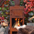 Weltevree Outdooroven in garden with Weltevree Fieldchair