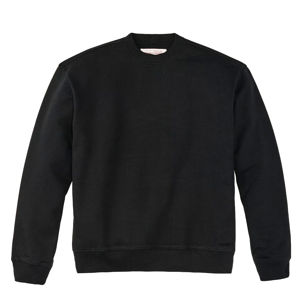 Black crew on sale neck sweatshirt