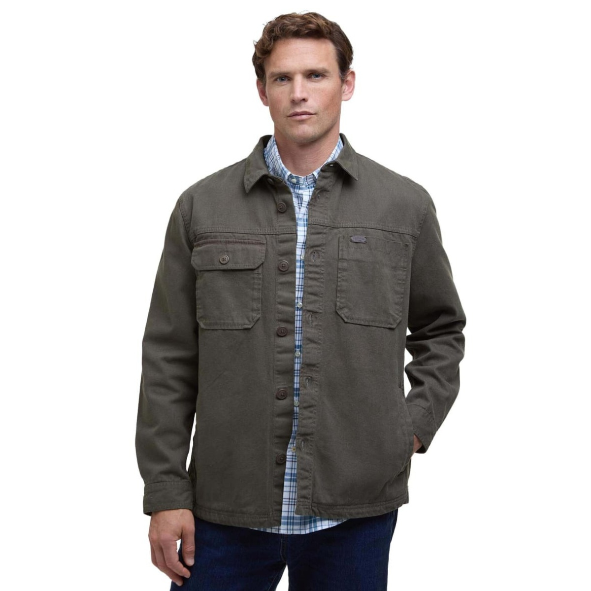 Barbour Lingfield Canvas Overshirt Fern, the perfect overshirt for every occasion