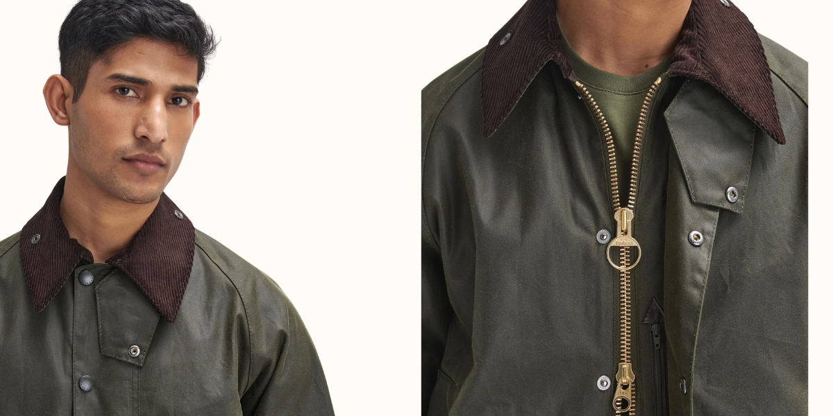 De Archive Olive kleur geeft de Barbour Beaufort Waxed Jacket een klassieke, authentieke look