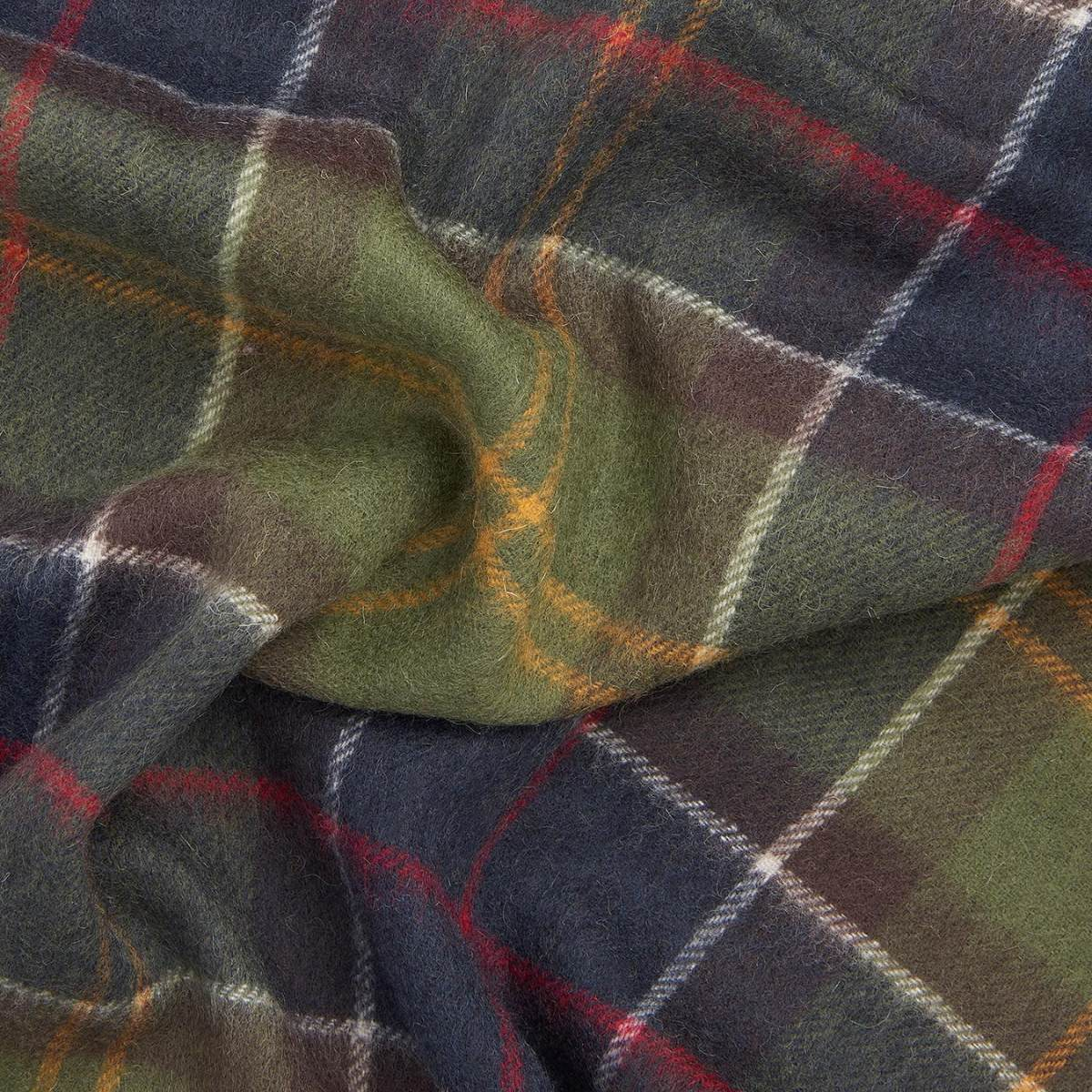 Barbour Barbour Braden Lambswool Tartan Scarf Classic gemaakt van lamswol, extra groot