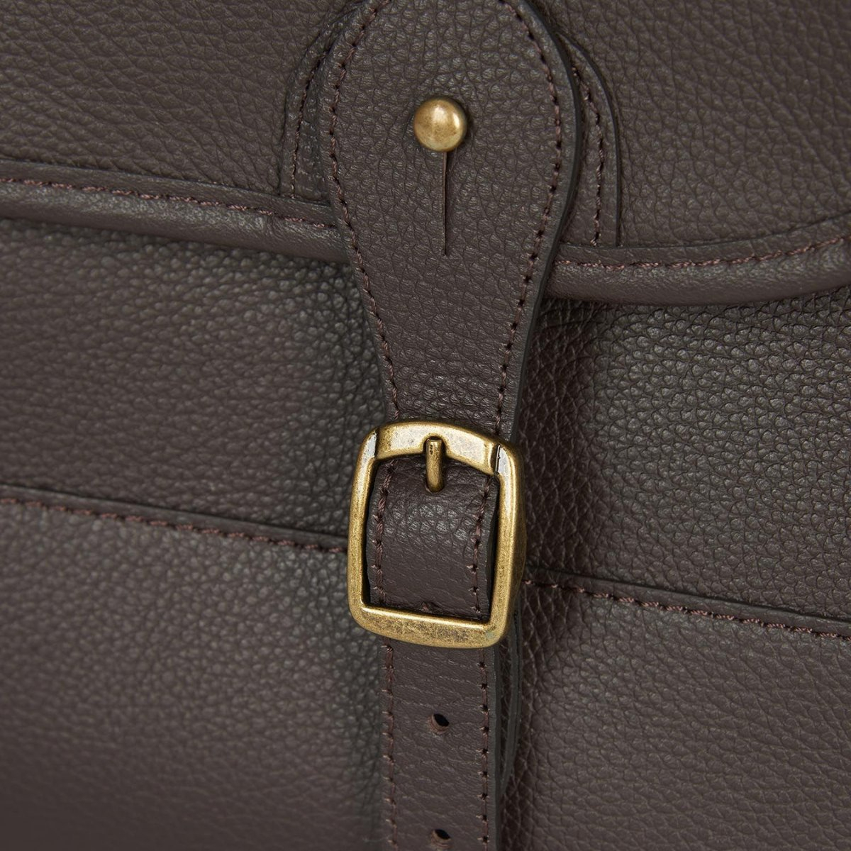 Barbour Leather Briefcase Chocolate Bruin, Luxueus, praktisch, tijdloos, veelzijdig