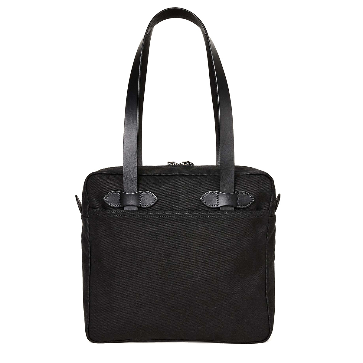 Filson Rugged Twill Small Tote Bag Black, super stevige draagtas, ideaal om te shoppen of om mee te nemen als daypack in de stad