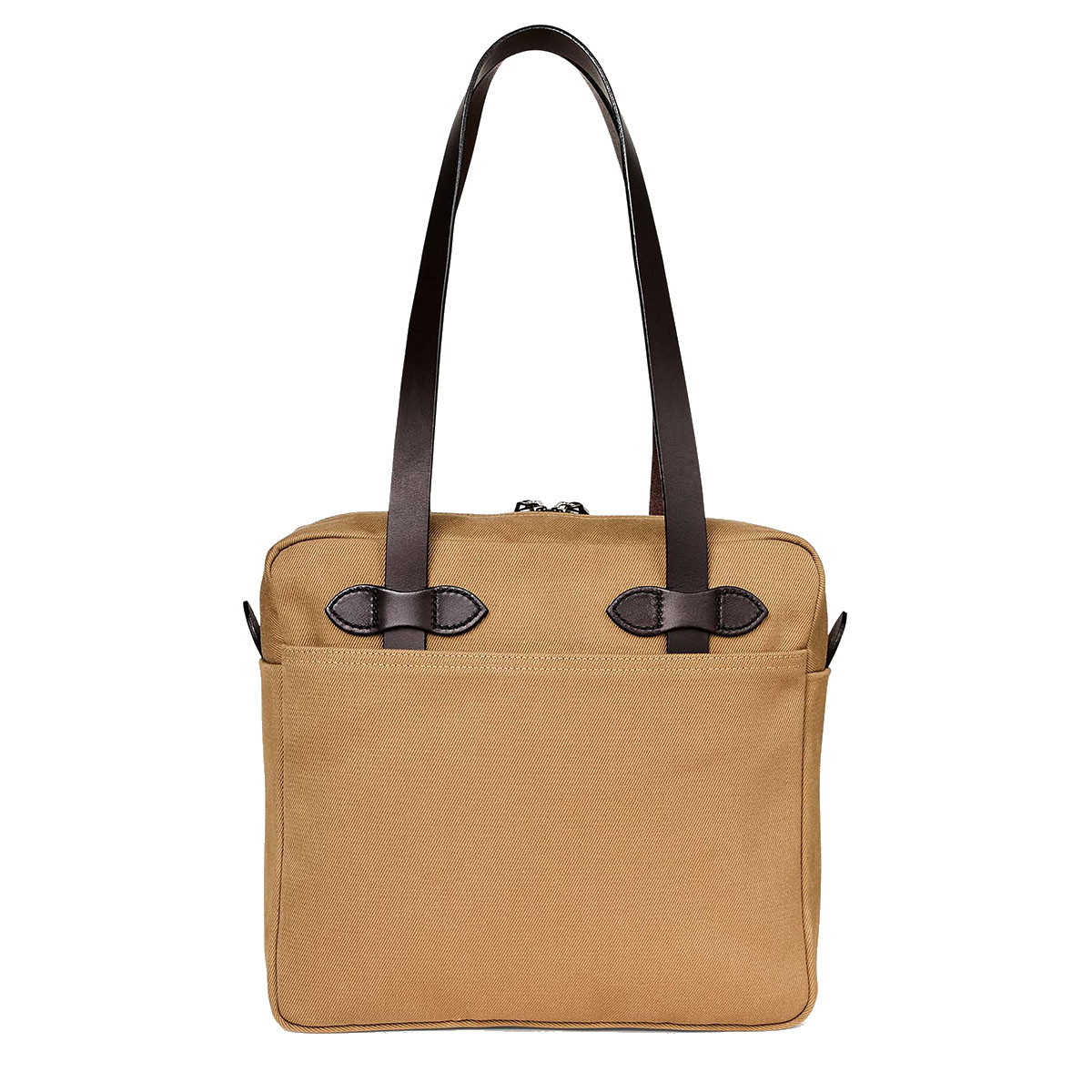 Filson Rugged Twill Small Tote Bag Tan, super stevige draagtas, ideaal om te shoppen of om mee te nemen als daypack in de stad