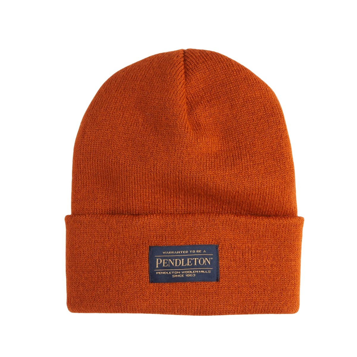 Pendleton Beanie Umber, Soft, warm, and timeless.