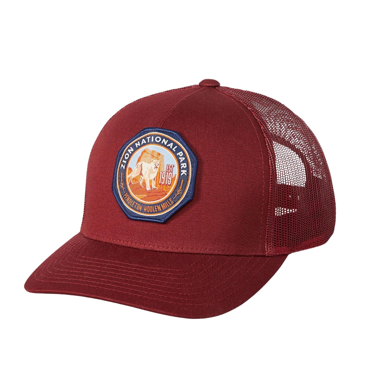 Pendleton National Park Trucker Hat Maroon, good quality- great style.