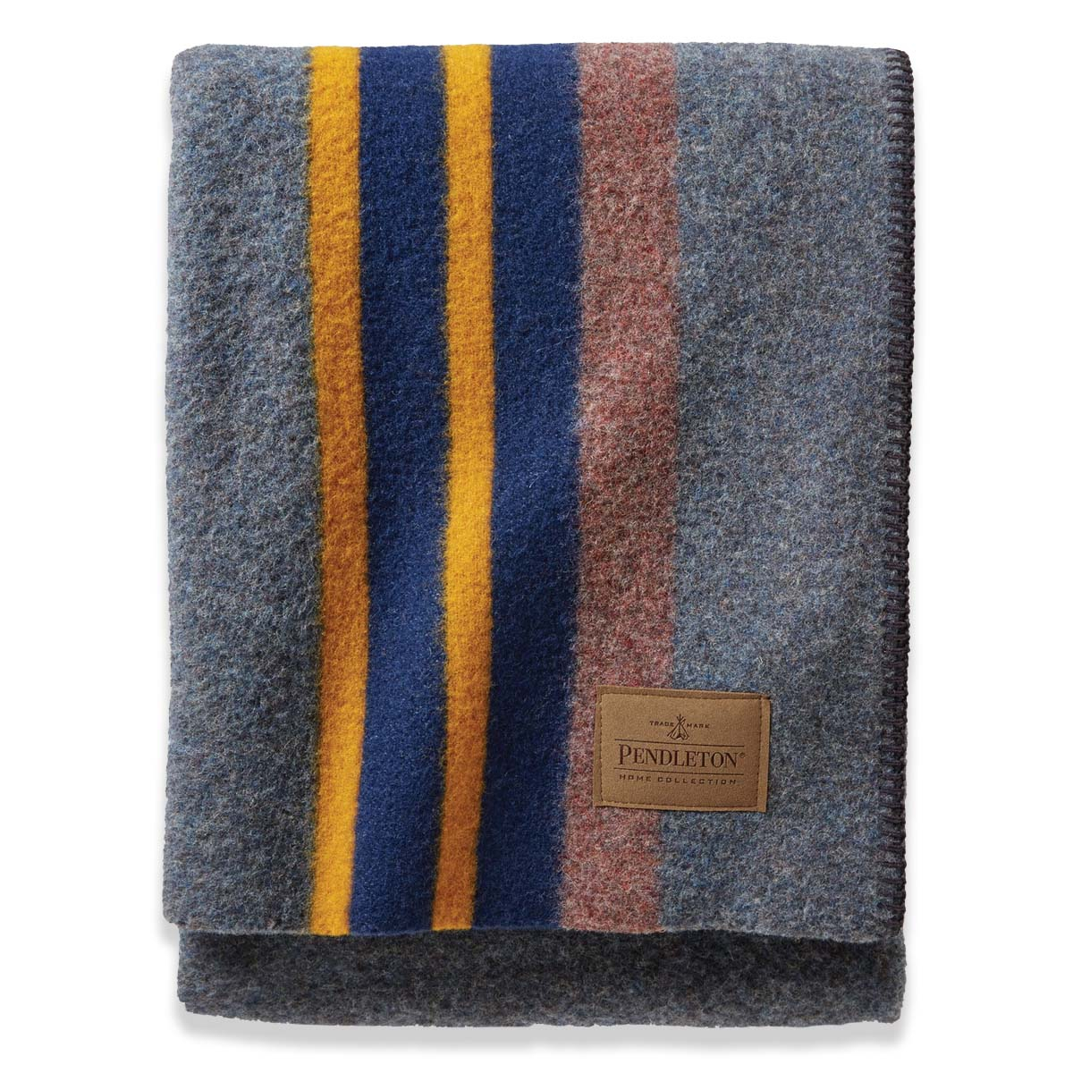 Pendleton Yakima Camp Blanket Throw Lake, heerlijke deken van zachte wol voor op de bank, stoel of het voeteneind van het bed