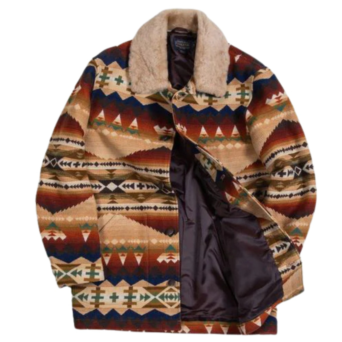 Pendleton Brownsville Coat Solstice Canyon, limited edition wollen horen jas.