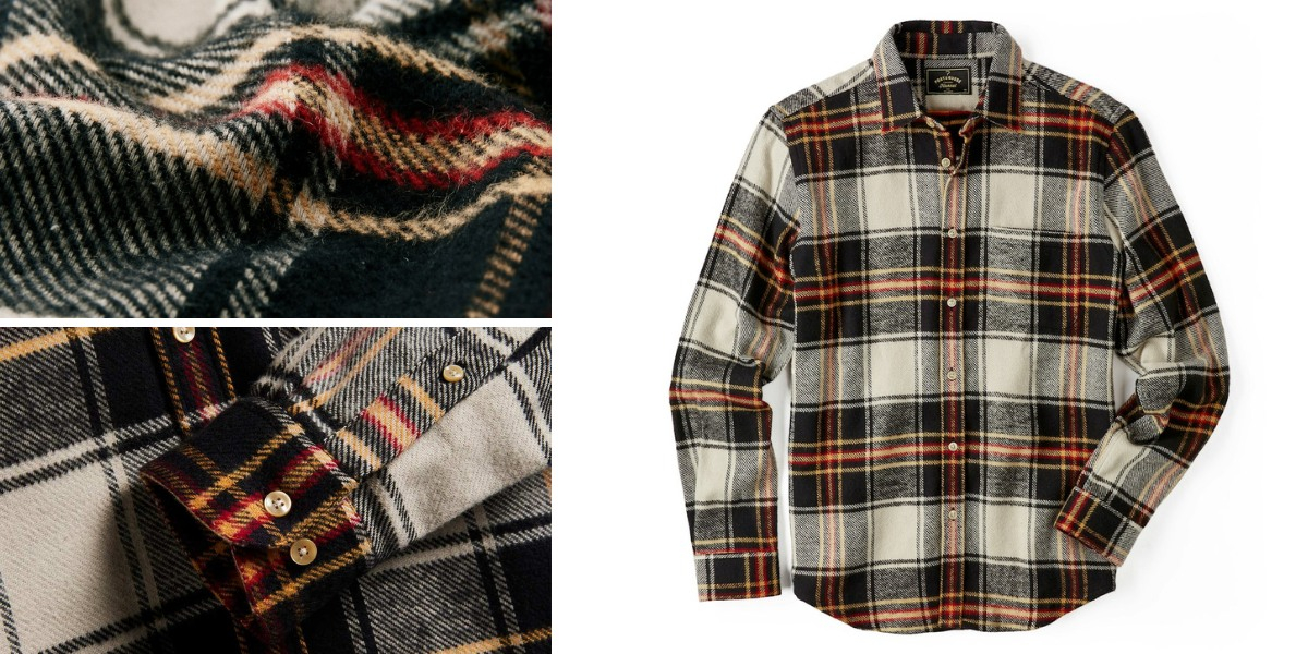 Portuguese Flannel Arc Shirt, vervaardigd door meesterambachtslieden in de oude steden van Noord-Portugal