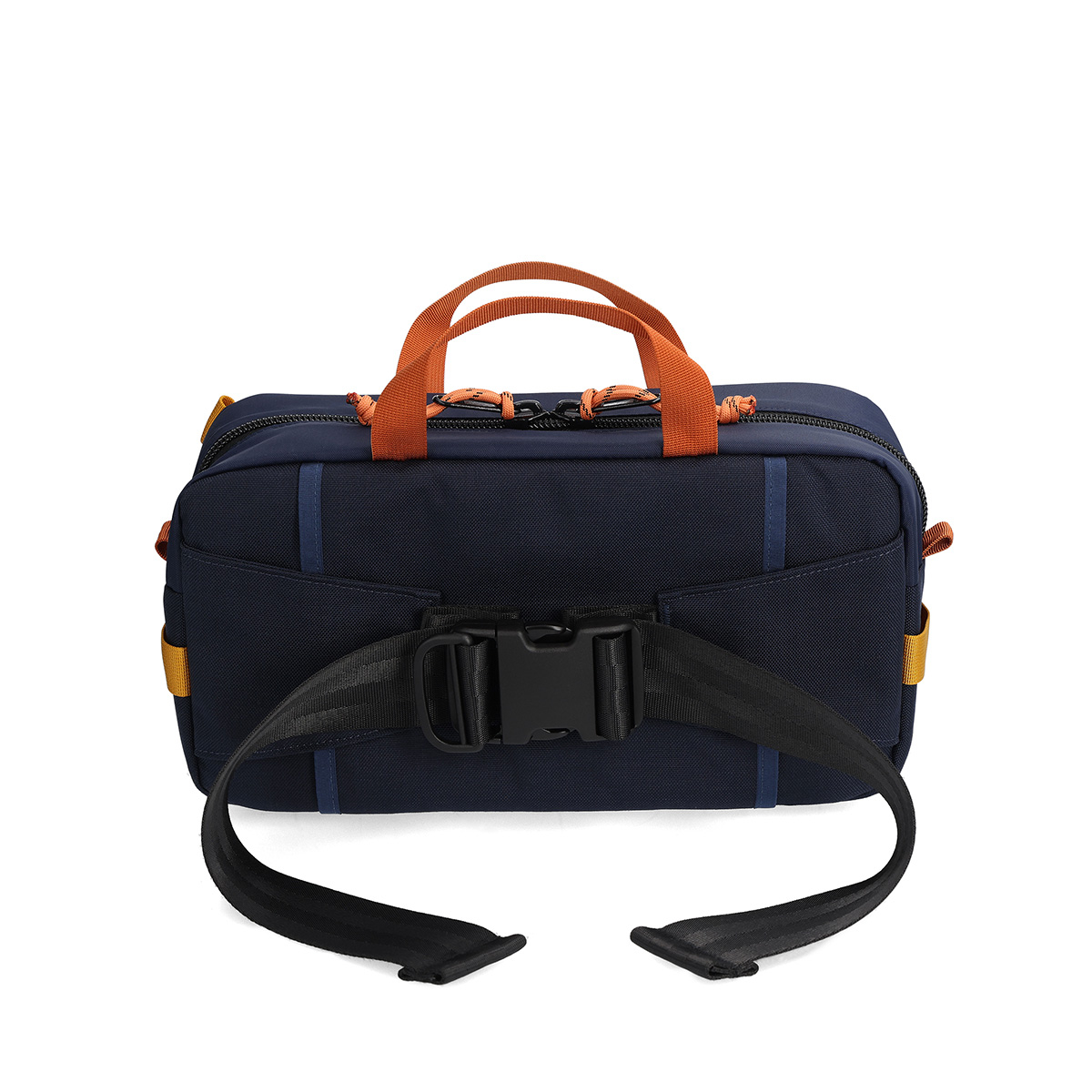 Topo Designs Quick Pack Navy/Multi, een stevig en veilige heuptas voor op reis