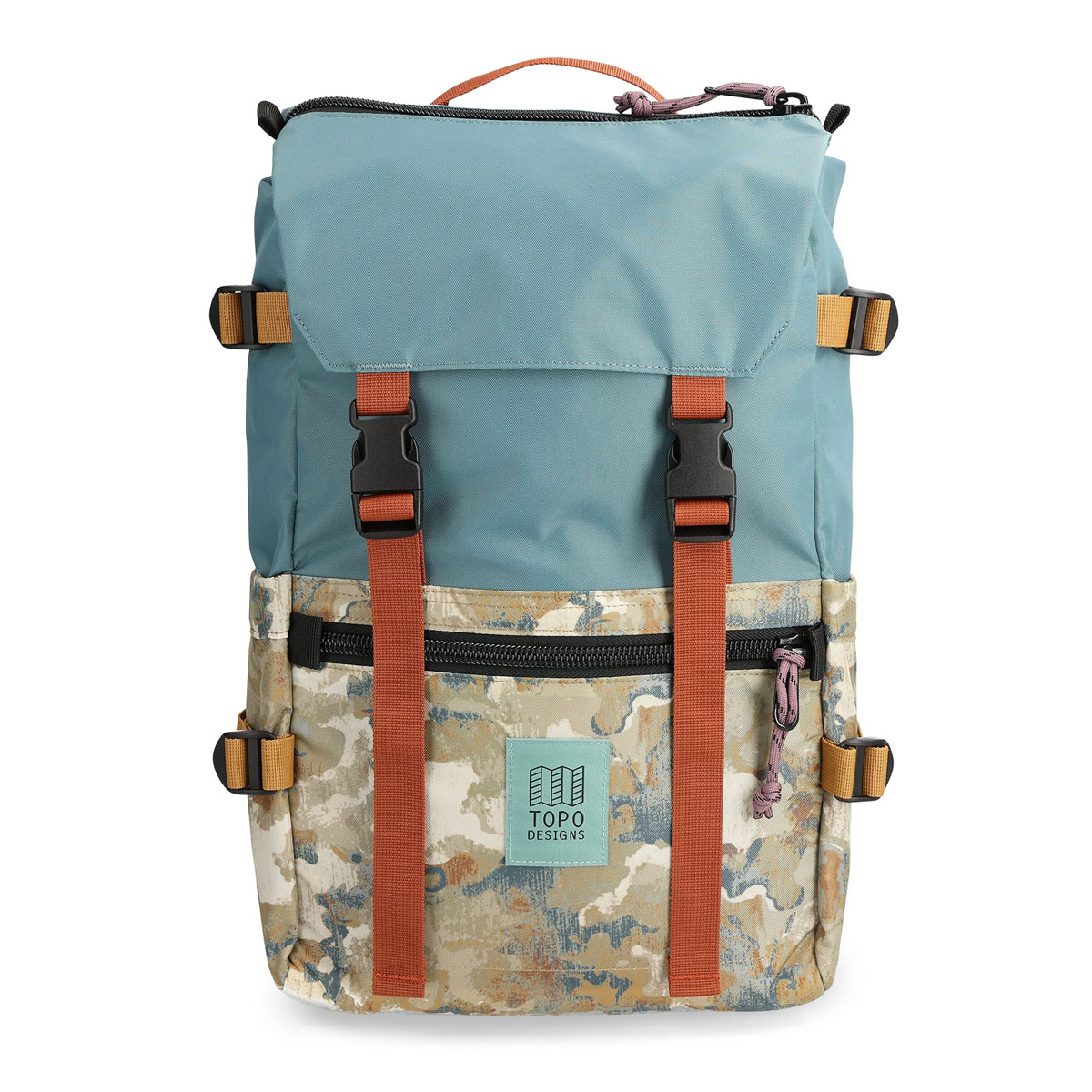 Topo Designs Rover Pack Classic Sea Pine/Blur Camo, voorkant