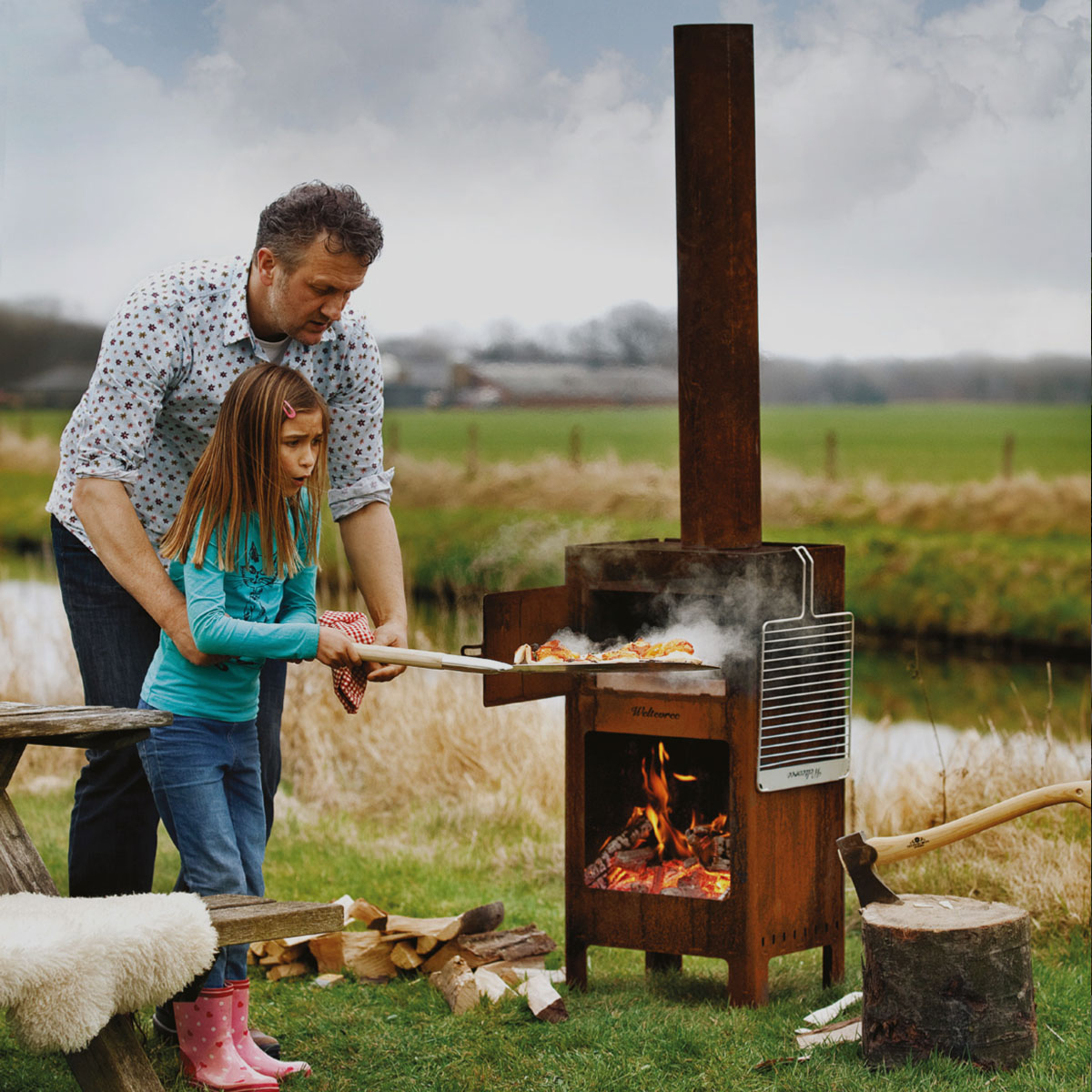 Weltevree Outdooroven, tuinkachel, pizzaoven en barbecue in één!